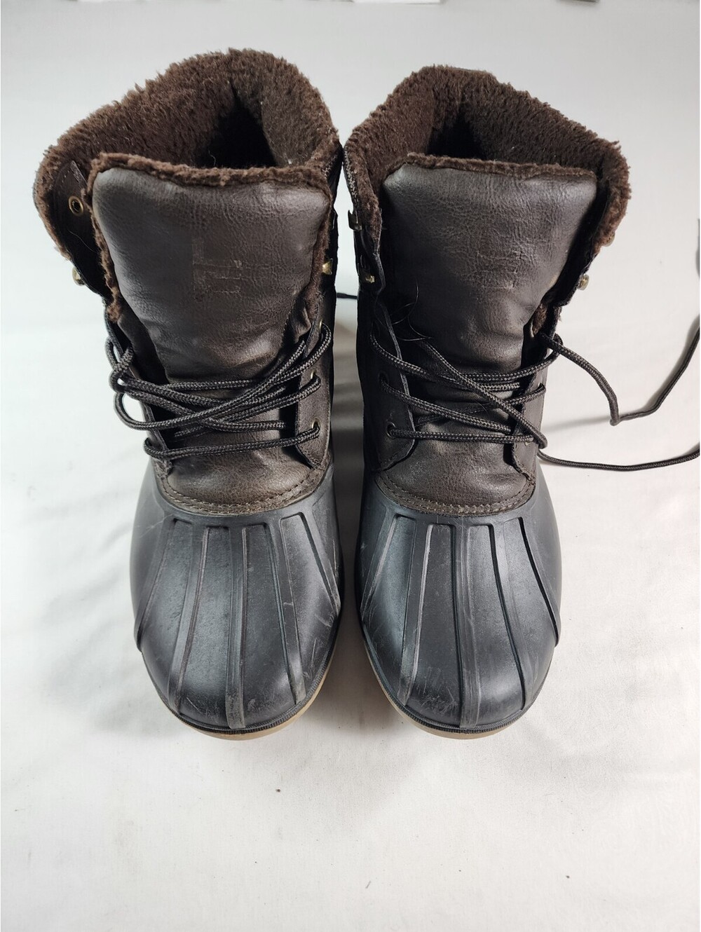 London Fog Boots Mens Size 10M Duck Waterproof Thinsulate Winter Snow Shoes